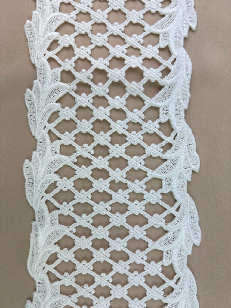 Dentelle Guipure Florale Pour Rideaux – Tissu Fin, Motif Moderne, Idéal Pour Décorer Fenêtres Et Intérieurs